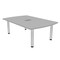 Skutchi Designs 45.25 in W, 71.5 in L, 29 in H, Engineered Wood Top, Grey H-AREC-4672-PT-01-EL - alternate 1